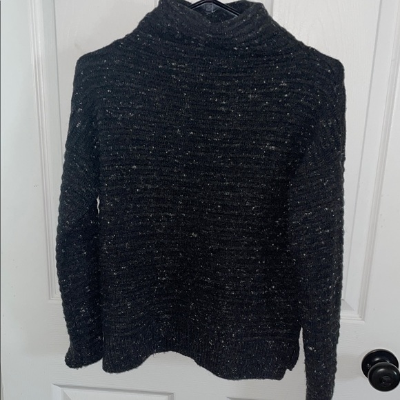 Madewell Sweaters - Madewell Black Flecked Turtleneck Sweater